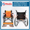 Foldable Backrest Detachable Footrest Wheelchair PL Science Medic