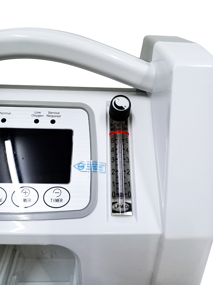 Oxygen concentrator control knob